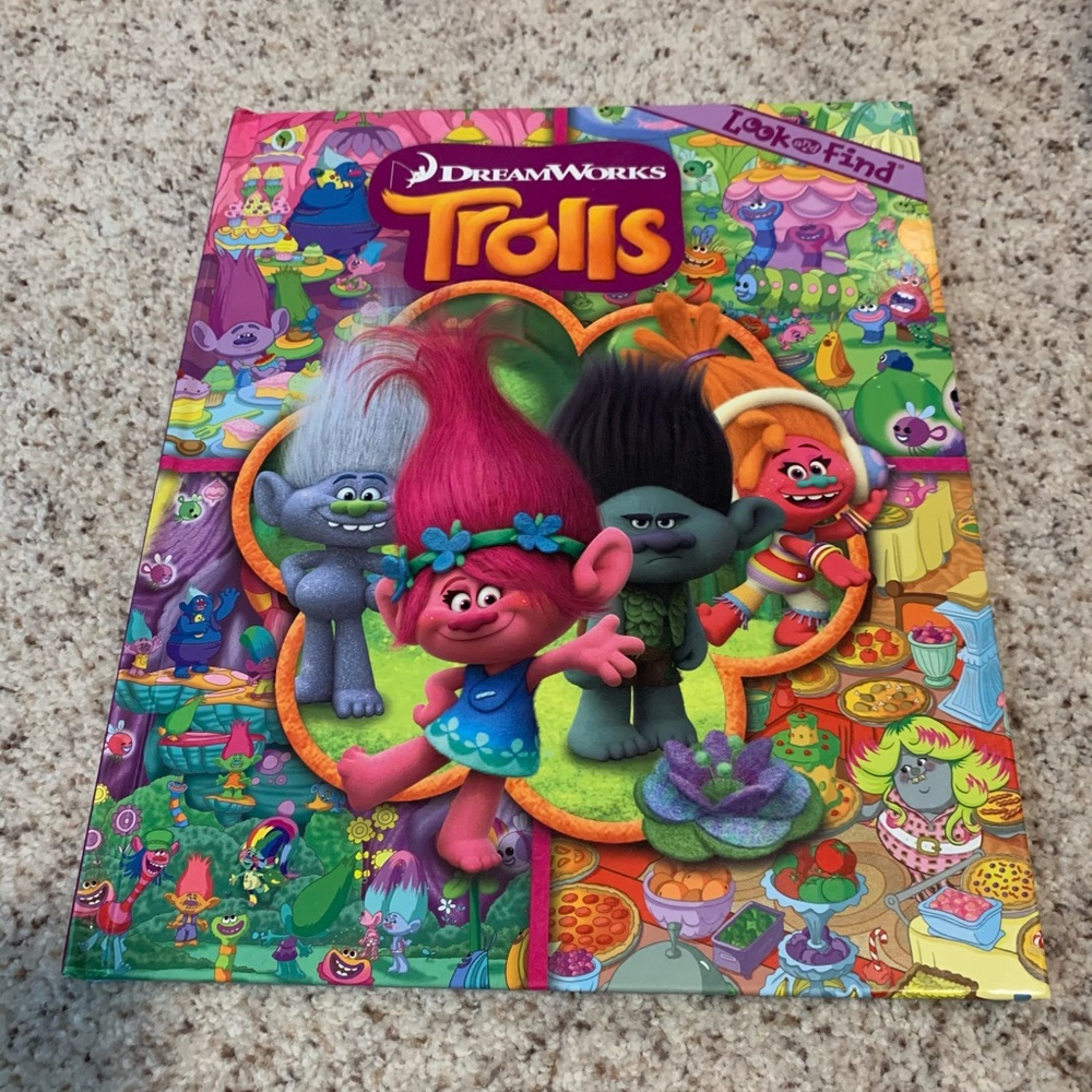 Trolls Look & Find Hardback book